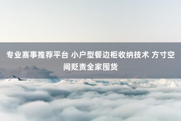 专业赛事推荐平台 小户型餐边柜收纳技术 方寸空间贬责全家囤货