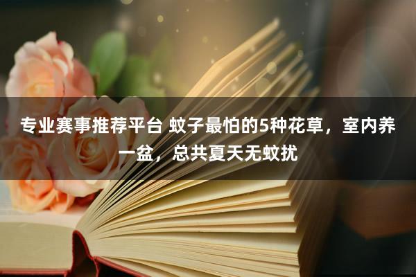 专业赛事推荐平台 蚊子最怕的5种花草,室内养一盆,总共夏天无蚊扰