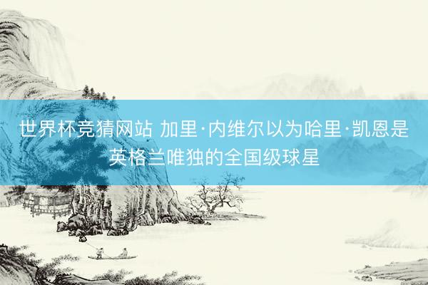 世界杯竞猜网站 加里·内维尔以为哈里·凯恩是英格兰唯独的全国级球星